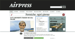 Desktop Screenshot of airpressonline.it